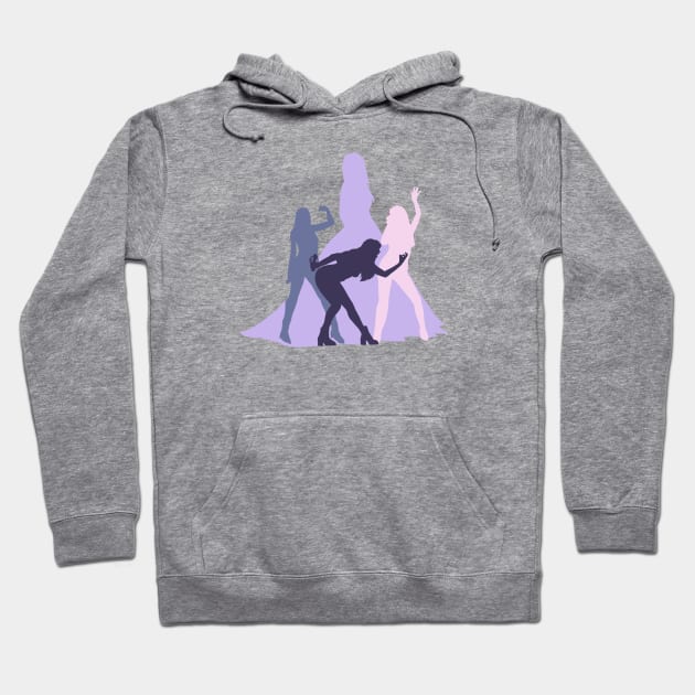 Taylors Version Silhouettes in Lavender Hoodie by Midnight Pixels